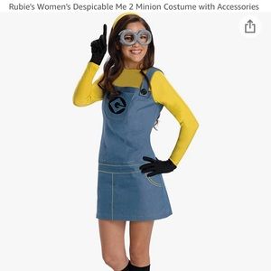 Ladies Minion Halloween costume, size large, new - never worn, non smoking house